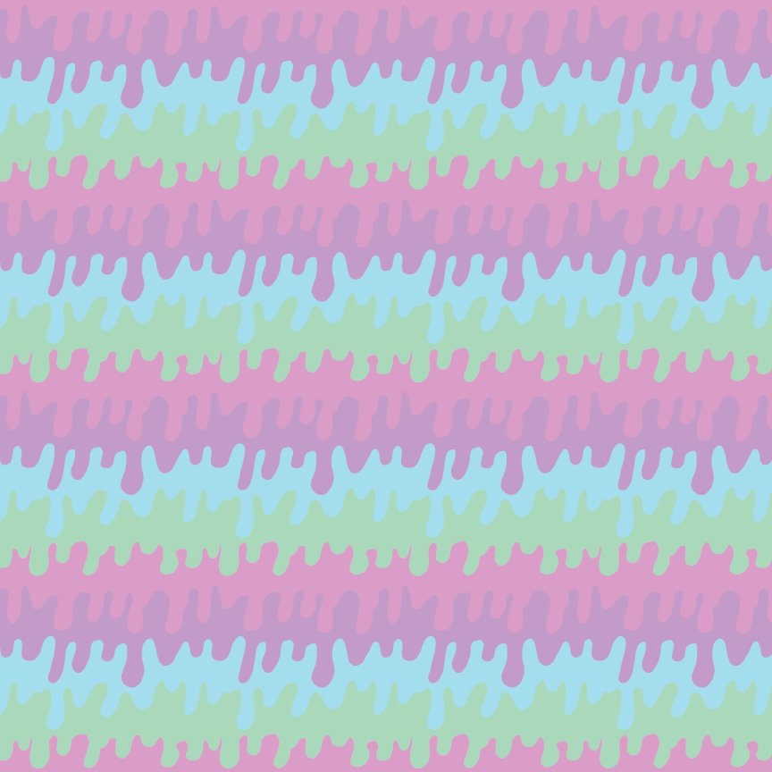 Pastel Drips Pattern Acrylic Sheets - CMB Pattern Acrylic
